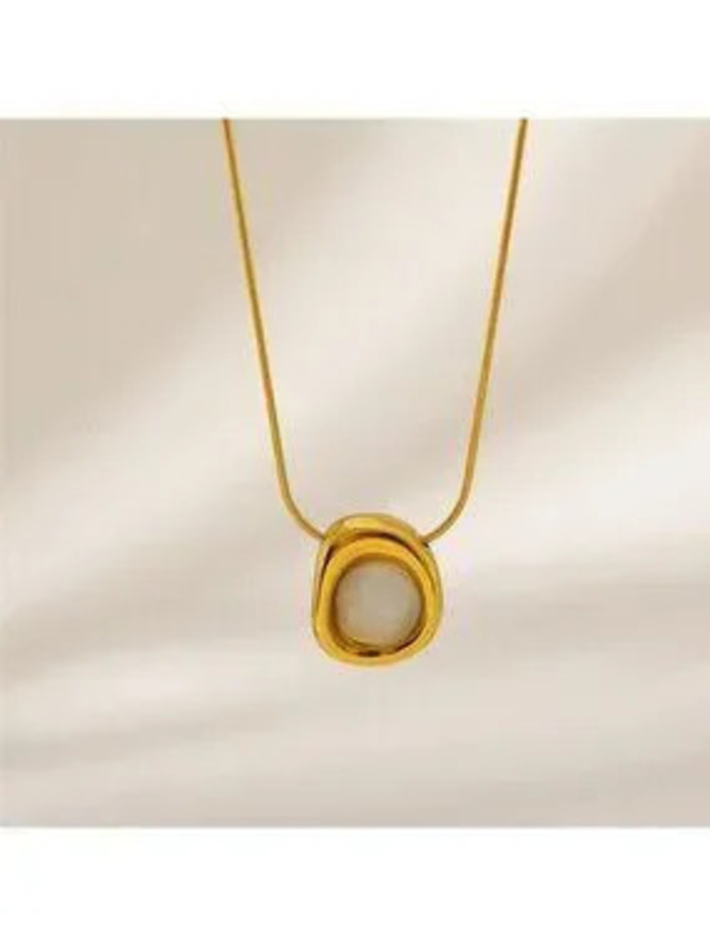 Natural Stone Pendant Necklace